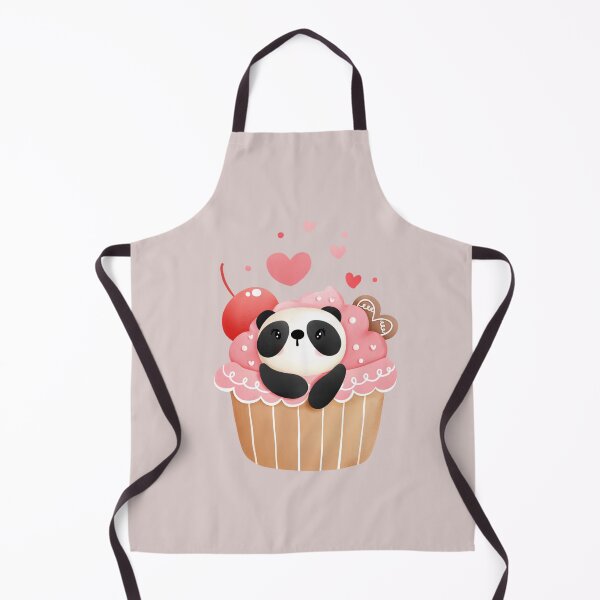 Item preview, VALENTINE'S PANDA CUPCAKE designed and sold by GamaArtDesign.