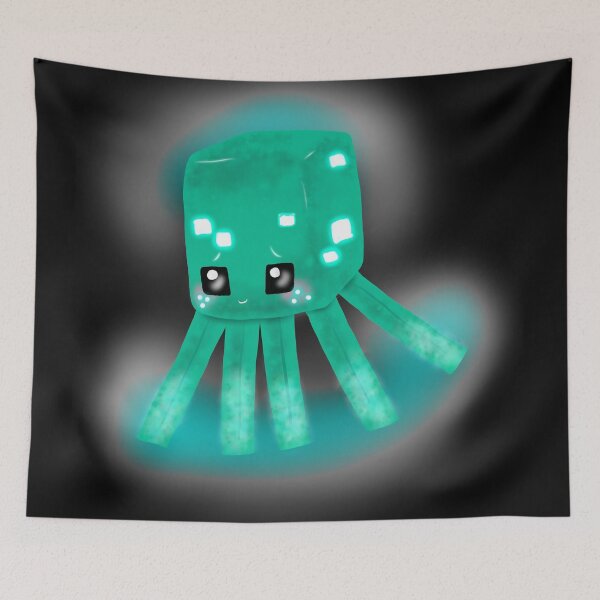 Item preview, Cute Glow Squid designed and sold by FickleandFancy.