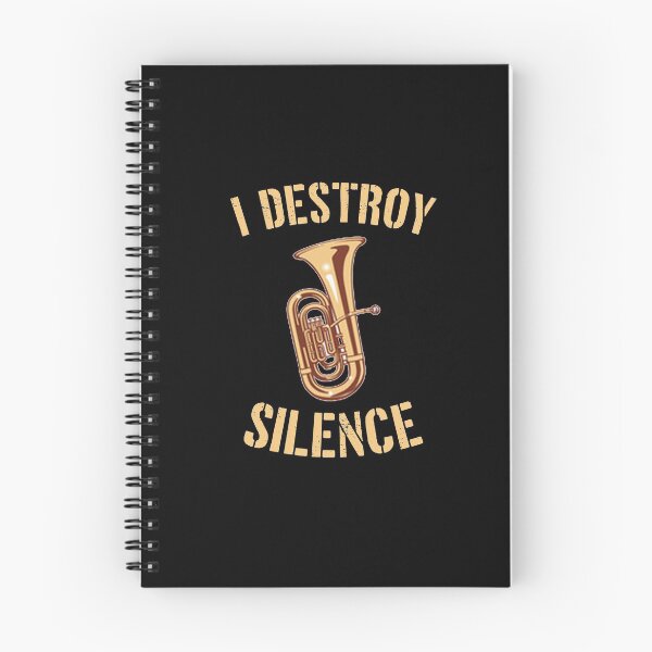 Item preview, I Destroy Silence Tuba player  Birthday Gifts Tubaist Funny Musician  Band Gift  Funny Rude Offensive saying, designed and sold by joygift369.