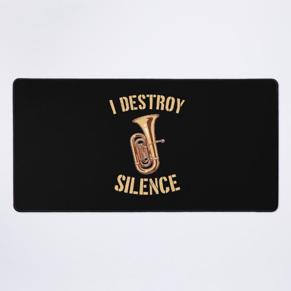 Item preview, I Destroy Silence Tuba player Birthday Gifts Tubaist Funny Musician Band Gift Funny Rude Offensive saying, designed and sold by joygift369.