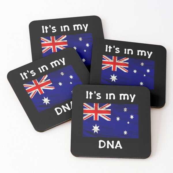 Item preview, It's in my DNA, Australian flag, Southern cross, Australian born, Australia day, Australian sports fan, Antipodean designed and sold by allycat57.