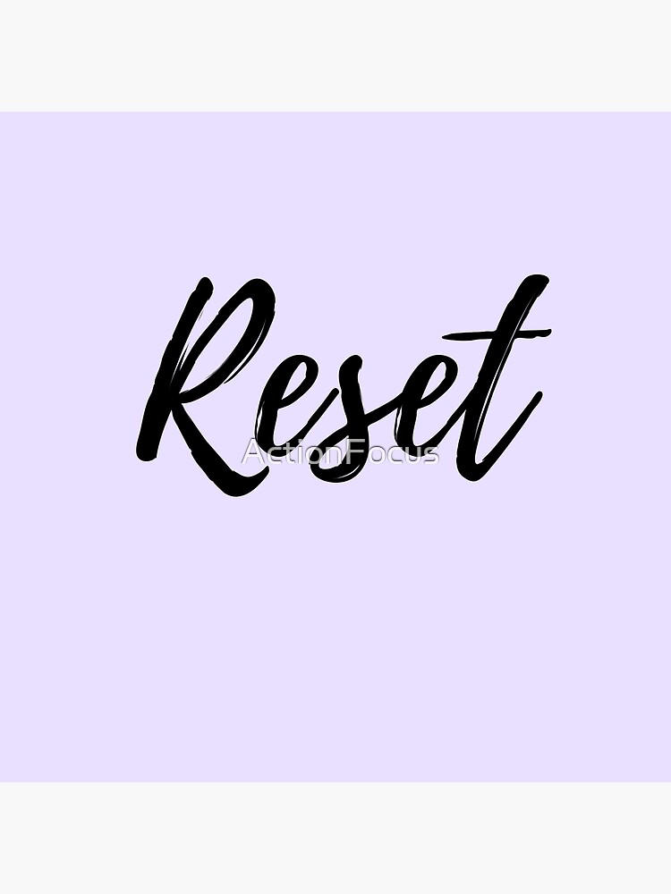 reset-motivational-word-start-over-fresh-start-poster-by