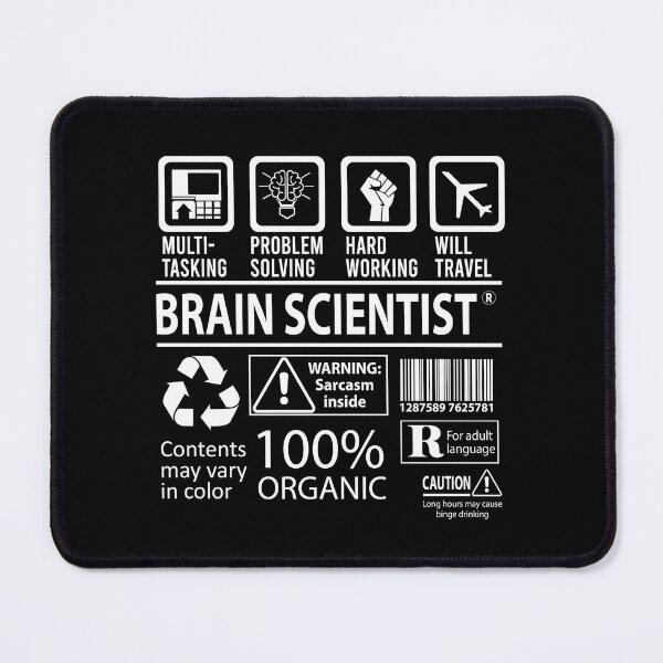 Item preview, Brain Scientist T Shirt - MultiTasking Certified Job Gift Item Tee designed and sold by oslandefren.