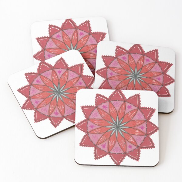 Item preview, Shades of Red Mandala designed and sold by Charityrwoods.