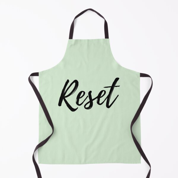 Item preview, Reset - positive affirmation word, green background designed and sold by ActionFocus.