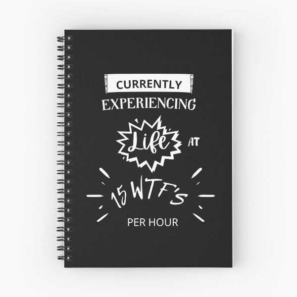 Item preview, Currently Experiencing Life at 15 WTF'S an Hour Funny Graphic Design designed and sold by adriana-holmes.