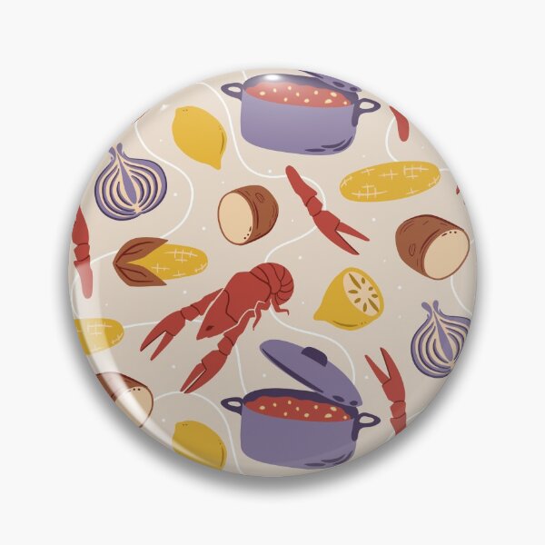 Item preview, Crawfish Boil Pattern designed and sold by The Jackalope.