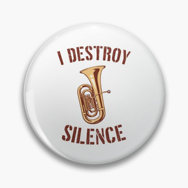 Item preview, I Destroy Silence Tuba player  Birthday Gifts Tubaist Funny Musician  Band Gift  Funny Rude Offensive saying, designed and sold by joygift369.