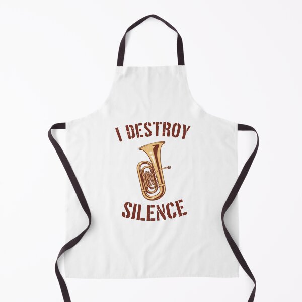 Item preview, I Destroy Silence Tuba player Birthday Gifts Tubaist Funny Musician Band Gift Funny Rude Offensive saying, designed and sold by joygift369.