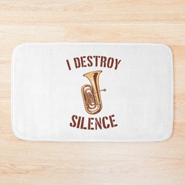 Item preview, I Destroy Silence Tuba player  Birthday Gifts Tubaist Funny Musician  Band Gift  Funny Rude Offensive saying, designed and sold by joygift369.