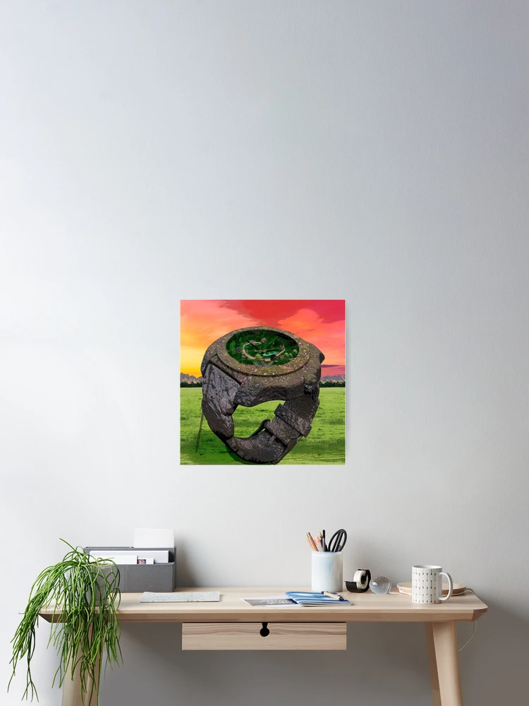 Thumbnail 2 of 3, Poster, Clock Village designed and sold by Razor3D.