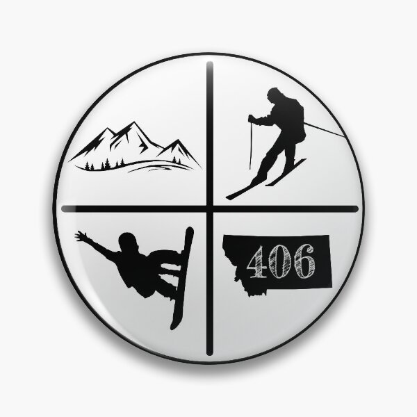Item preview, 406 - Montana - Ski - Snowboard 01 designed and sold by Gilby-Designs.