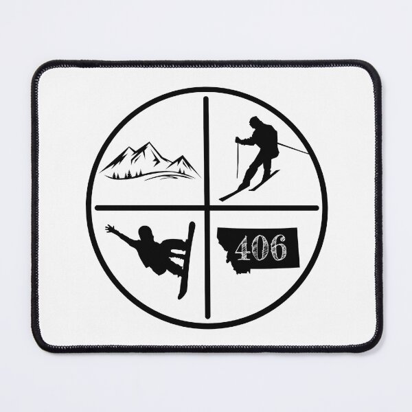 Item preview, 406 - Montana - Ski - Snowboard 01 designed and sold by Gilby-Designs.