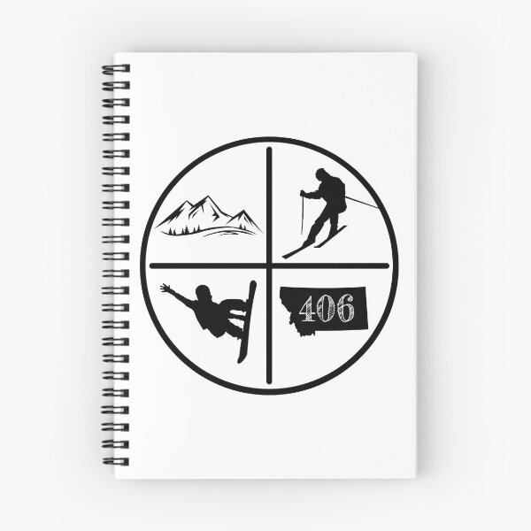 Item preview, 406 - Montana - Ski - Snowboard 01 designed and sold by Gilby-Designs.