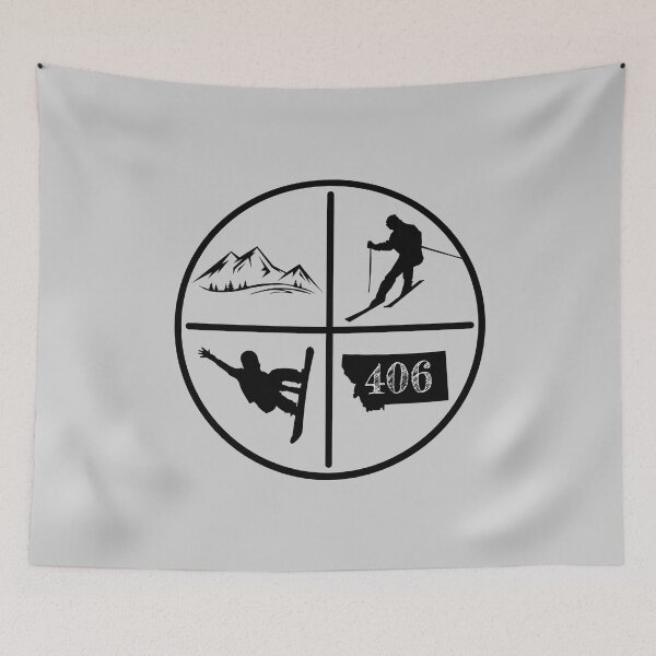 Item preview, 406 - Montana - Ski - Snowboard 01 designed and sold by Gilby-Designs.