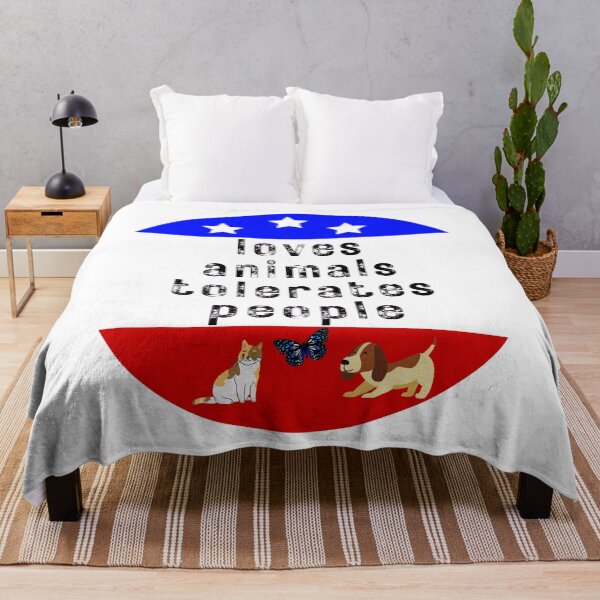 Item preview, Loves Animals Tolerates People Dog Animal Lover Tolerates People Funny Dog Lovers Gift designed and sold by THEPURITYSTAR.