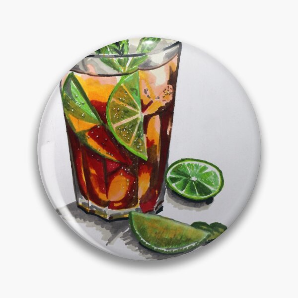 Artikelvorschau, Zitronen-Cocktail-Skizze entworfen und verkauft von HelenBerkArt.