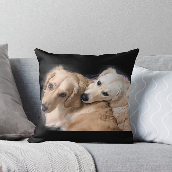 Artikelvorschau, Welpenliebe Golden Retriever Paar entworfen und verkauft von Fluffycat2020.