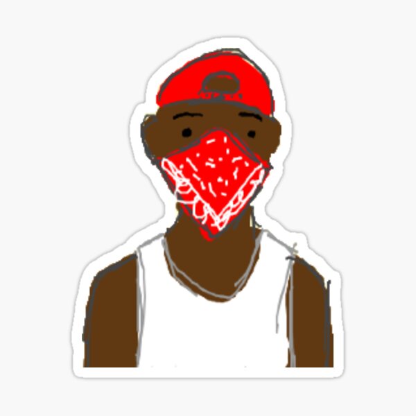"Hoodstar gang" Sticker by givindi Redbubble