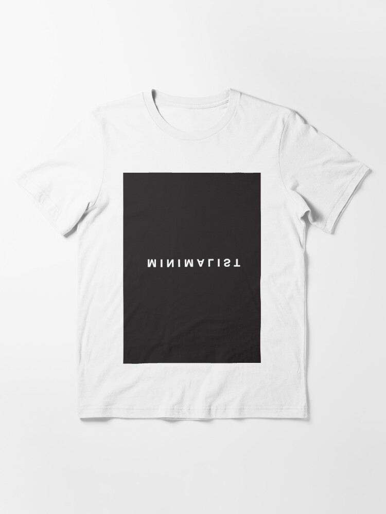 MINIMALIST. | Black and White, Trendy/Hipster Typography | Essential T-Shirt