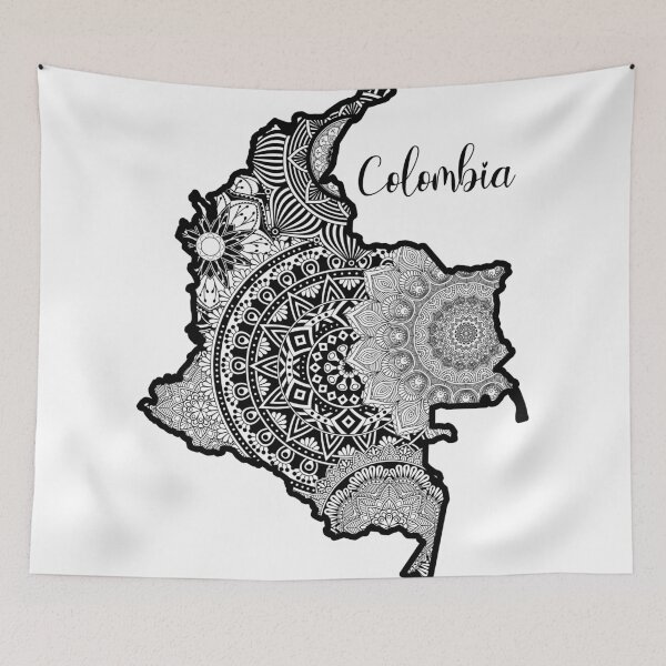 Item preview, Colombia Mandala Art Country T Shirt Sticker designed and sold by Timcito.