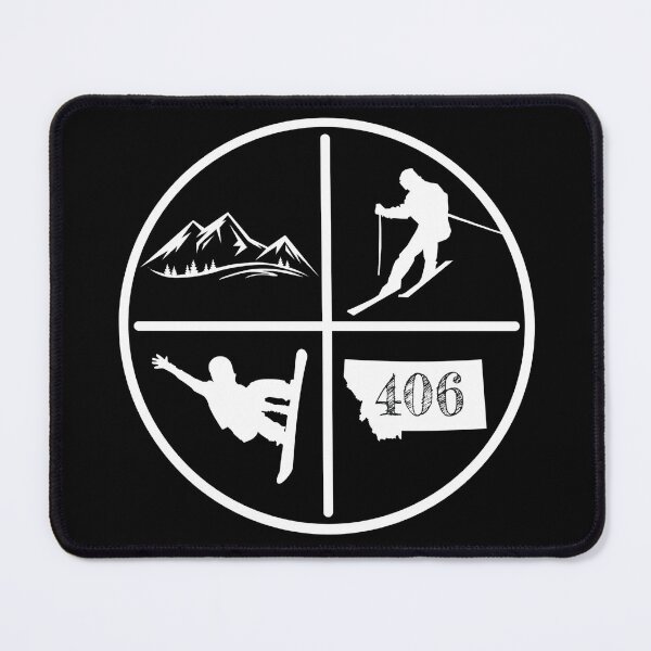 Item preview, 406 - Montana - Ski - Snowboard 02 designed and sold by Gilby-Designs.