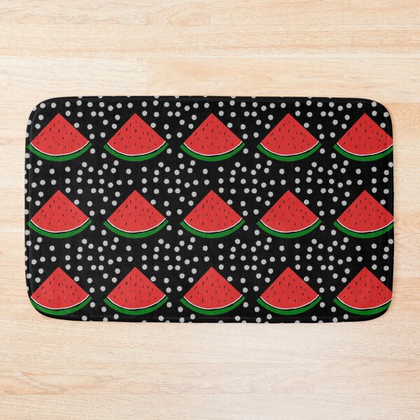 Item preview, Watermelon Print black background  designed and sold by DemonicGloom.