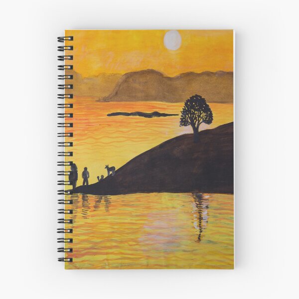 Item preview, Yellow sunset on water designed and sold by Rebekah Gavra.