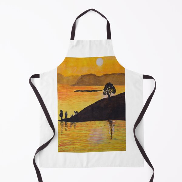 Item preview, Yellow sunset on water designed and sold by Rebekah Gavra.