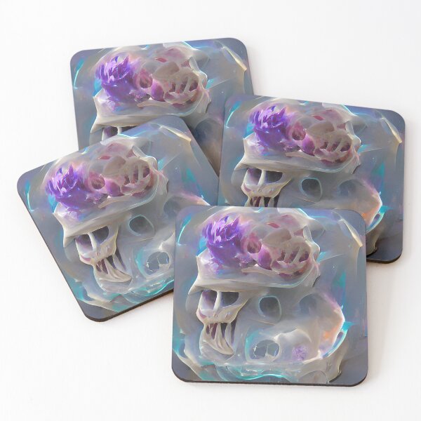 Item preview, Crystalline Skull designed and sold by Ethereal Lab AI.