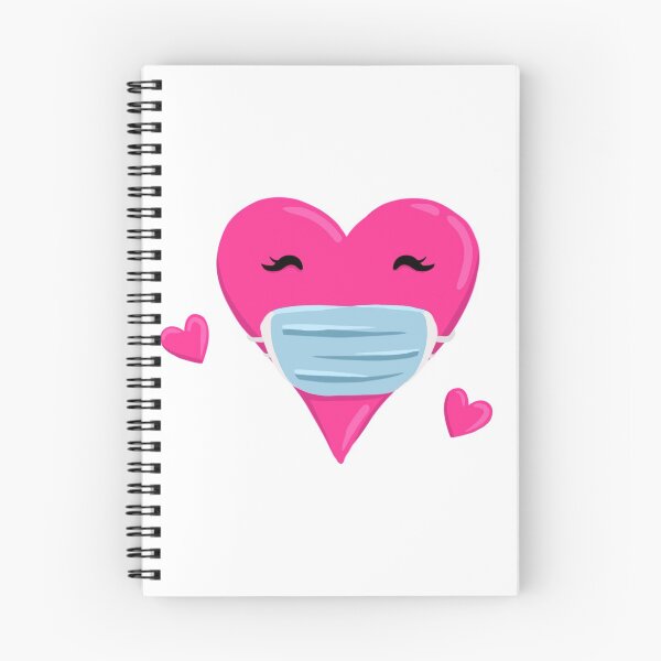 Aperçu de l'œuvre Coeur avec Masque Saint Valentin Rose créée et vendue par muffinstandd.