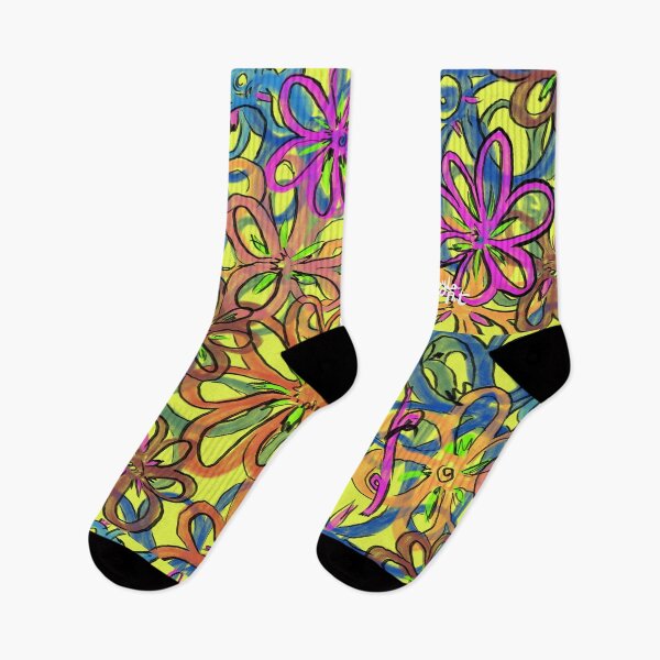 Item preview, Acrylic flowers Tie dyeing paint designed and sold by Layla Art.