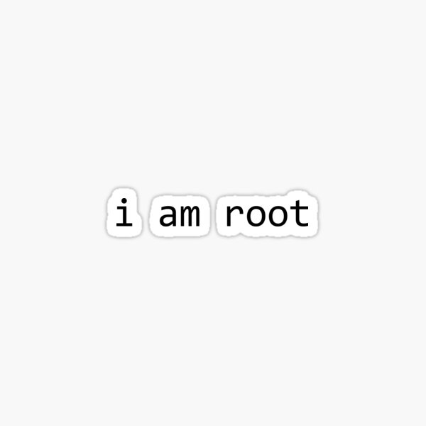 Item preview, i am root designed and sold by unrealindeed.