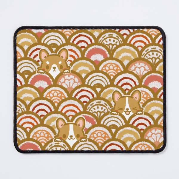 Item preview, Lazy Corgi - Japanese Pattern (Brown) designed and sold by LazyCorgiHK.