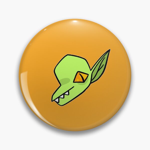 Item preview, A cute green goblin head designed and sold by kukulgraphics.