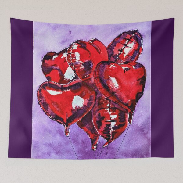 Item preview, Valentine's Day Balloon Bouquet designed and sold by Laura King  Fine Arts.