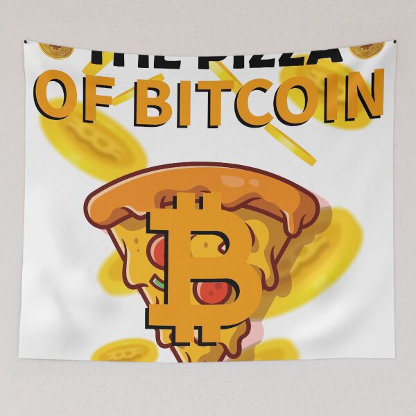 Aperçu de l'œuvre Pizza Bitcoin créée et vendue par YOUR SHOP.
