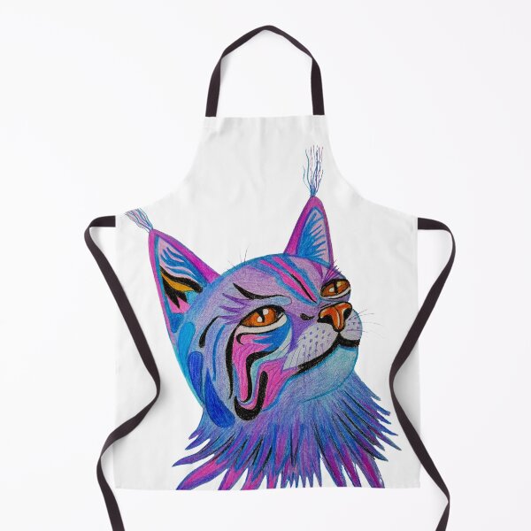 Item preview, Colorful Lynx Drawing Artwork designed and sold by Wildzhinga.