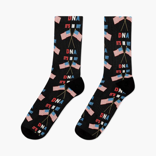 Item preview, It's in my DNA, Stars and Stripes Forever, American flag, US Patriots, Born in USA, US Sports fans designed and sold by allycat57.