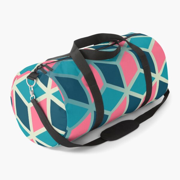 Item preview, Pink and Blue Isometric Cube Pattern designed and sold by Saanis.