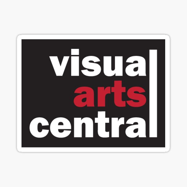 "Visual Arts Central Logo" Sticker for Sale by CentralArt Redbubble