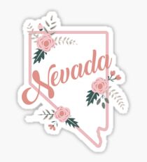 Nevada Floral Roses Sticker