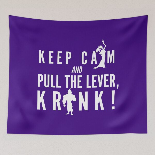 Item preview, Keep Calm and Pull the Lever Kronk! (Inverted colors) designed and sold by shminoa.