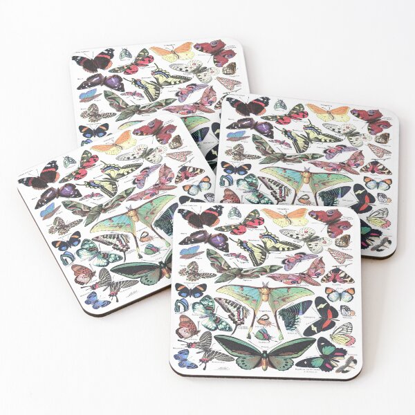Item preview, Adolphe Millot Papillons Larousse Pour Tous- Butterflies Enhanced Reproduction designed and sold by molamode.