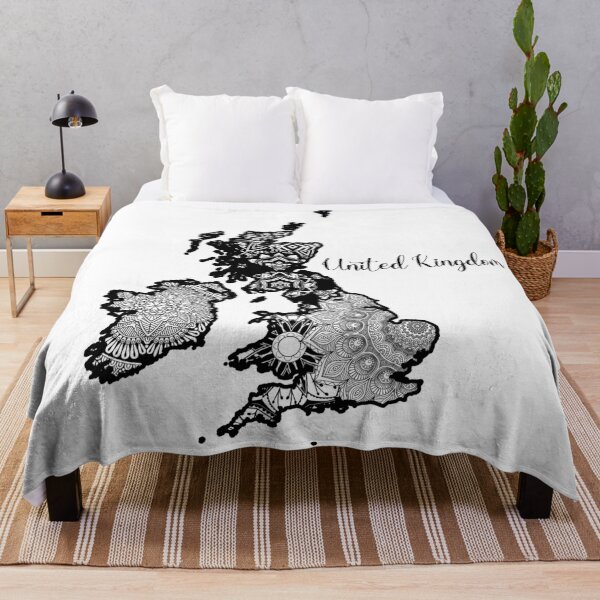 Item preview, United Kingdom Mandala Art Country T Shirt Sticker designed and sold by Timcito.