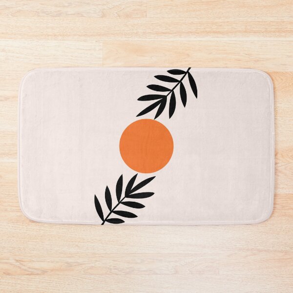 Item preview, Sun with Minimalist Abstract Leaves designed and sold by cerenalkan.