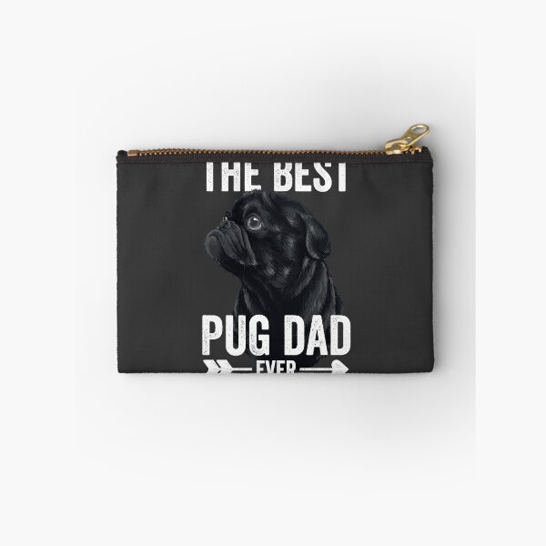 Item preview, Best Pug Dad Ever Men Cute Black Pug designed and sold by mejeoshop.