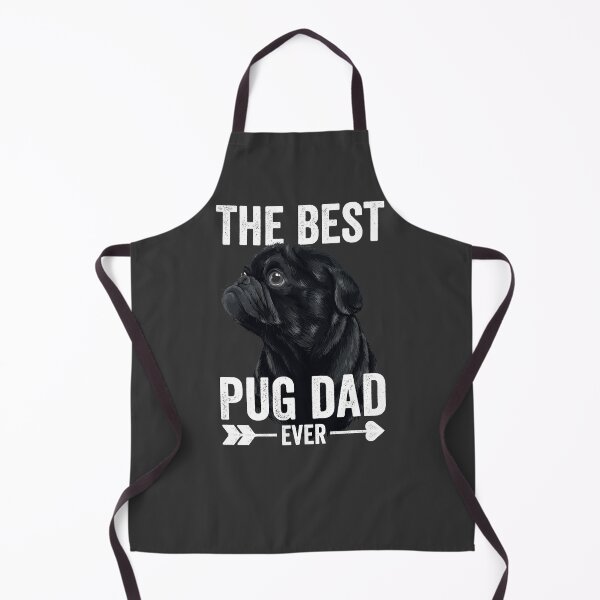 Item preview, Best Pug Dad Ever Men Cute Black Pug designed and sold by mejeoshop.