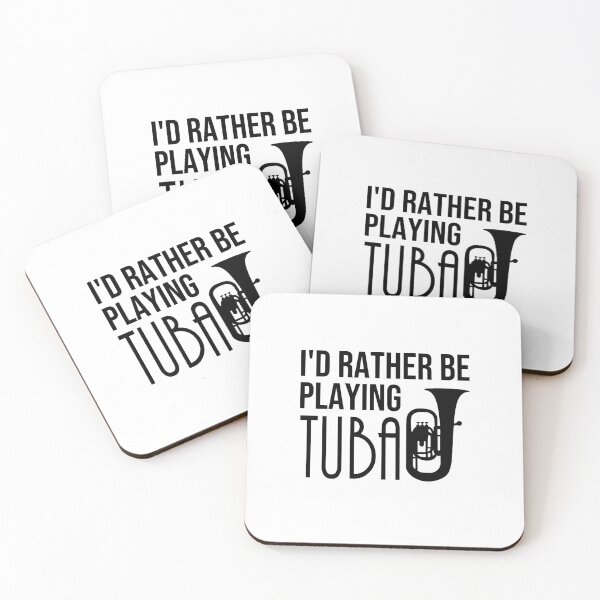 Item preview,  I'd Rather Be Playing Tuba I Destroy Silence Tuba player  Birthday Gifts Tubaist Funny Musician  Band Gift  Funny Rude Offensive saying, designed and sold by joygift369.
