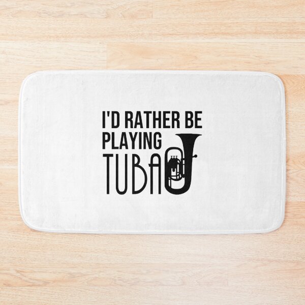 Item preview,  I'd Rather Be Playing Tuba I Destroy Silence Tuba player  Birthday Gifts Tubaist Funny Musician  Band Gift  Funny Rude Offensive saying, designed and sold by joygift369.